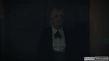 Teen lexi lore got invited by her classmate and his stepbro to have group study only then she finds out that they just want to fuck her both sides