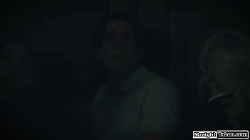 Teen lexi lore got invited by her classmate and his stepbro to have group study only then she finds out that they just want to fuck her both sides