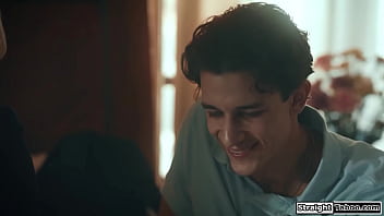 Teen lexi lore got invited by her classmate and his stepbro to have group study only then she finds out that they just want to fuck her both sides