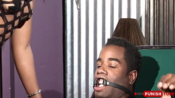 Punishtube thicc mistress sydnee capri spank this submissive dude