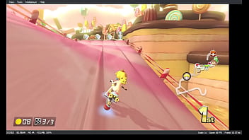 Nude princess peach mario kart switch