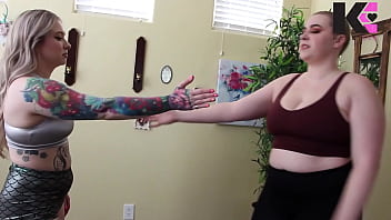 Roommate bully wrestle foot & scissoring domination