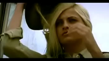 Bobbi is making out with a guy in the four wheel drive