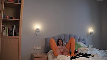 Trying on my new sexy lingerie in front of my boyfriend you