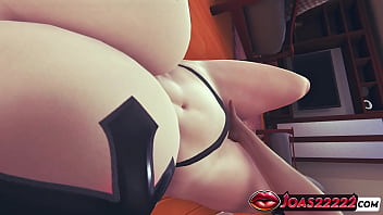 Sensual 3d anime hentai yami konjiki gets fingered & dildo fucked to intense climax