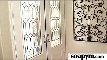 Soapy massage end with a big cumshot 7