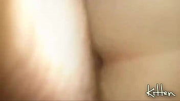 Kitten takes a hot load of cum & drips it everywhere