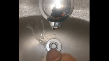 Horny guy masturbating