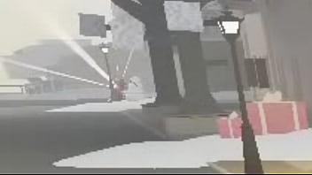 Joven disfruta un palo largo