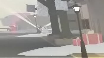 Joven disfruta un palo largo Joven disfruta un palo largo