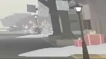 Joven disfruta un palo largo