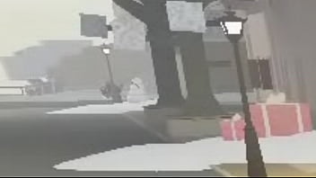 Joven disfruta un palo largo