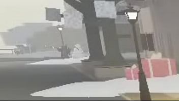 Joven disfruta un palo largo