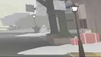 Joven disfruta un palo largo