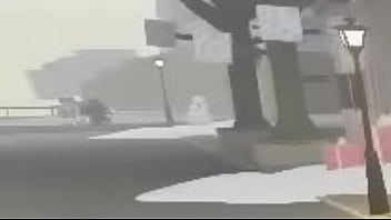 Joven disfruta un palo largo