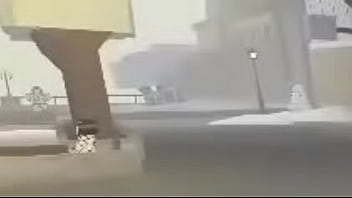 Joven disfruta un palo largo