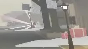 Joven disfruta un palo largo