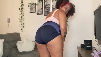 Chubby girl drinking & burping and farting