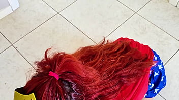 Mulher maravilha é derrotada e pede para ser fudida até a morte julia goddess