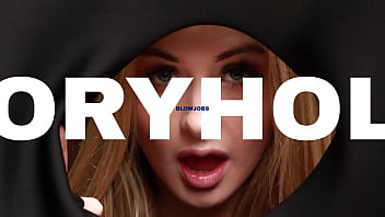 Gorgeous teen sucks cock & swallows