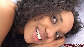 Ebony babe capre takes a hard dicking