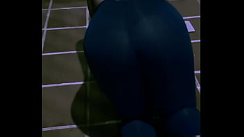 Ellie sanches se exibindo na garagem de casa