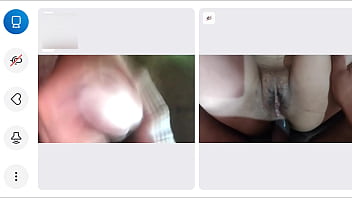 Não aguentou de tanto tesão e gozou com 1 minuto na chamada de vídeo