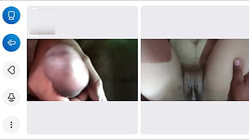 Não aguentou de tanto tesão e gozou com 1 minuto na chamada de vídeo