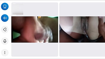 Não aguentou de tanto tesão e gozou com 1 minuto na chamada de vídeo