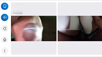 Não aguentou de tanto tesão e gozou com 1 minuto na chamada de vídeo