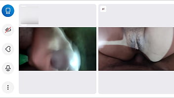 Não aguentou de tanto tesão e gozou com 1 minuto na chamada de vídeo