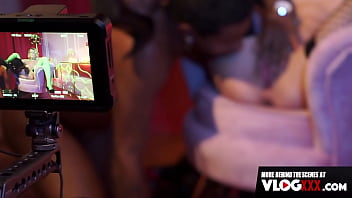 Skinny blonde babe elena vedem craving for bbc