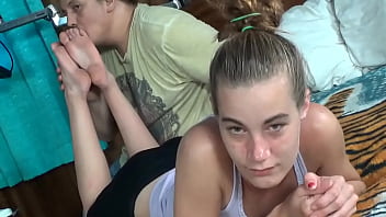 I met christina caradine through a foot model friend & i was in heaven to be able to lick and smell her big size 9 ath