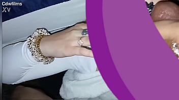 Pretty young petite tatted white girl let's me cum on her face after a quick blowjob