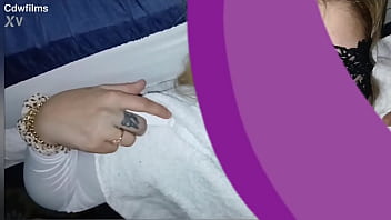 Pretty young petite tatted white girl let's me cum on her face after a quick blowjob