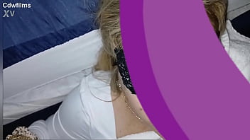 Pretty young petite tatted white girl let's me cum on her face after a quick blowjob