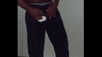 Restricted while cuming together and cleaning up after myself