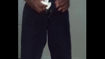 Restricted while cuming together and cleaning up after myself