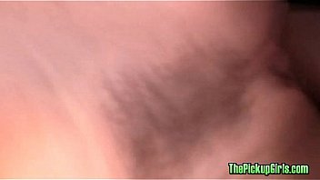 Two guys fuck brunette car