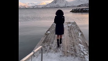 Paysage de rêve d'où nous nous trouvions en norvège sommeroy avec un