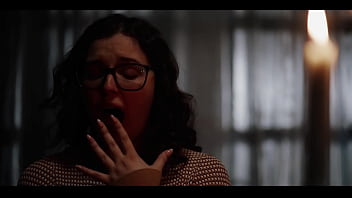 Vampire seduction in old gothic manor nerdy girl gets mesmerized by century old sexy blonde owner