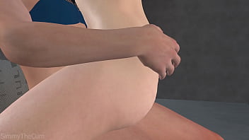 Space hot classic sex in the starship cabin 3d animation