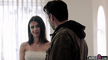 Crippled stepmom perving on stepdaughter getting dicked hardcore