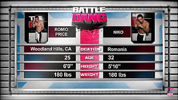 Prior to engaging in severe penetration ann marie rios successfully ingests the large genitalia of romanian boxer nikos