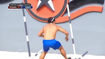 Jerkatlon programa 19 exatlon mexico bulge bulto nalgon bubble butt