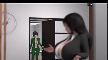 Stepmom in office worker fuck family