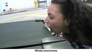 Sexy wild chick gets paid to fuck 13