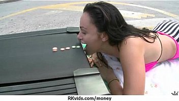 Sexy wild chick gets paid to fuck 13