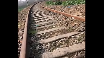Yifang pink and tender bunny train track outdoor out of water temptation exposed Yifang pink and tender bunny train track outdoor out of water temptation exposed