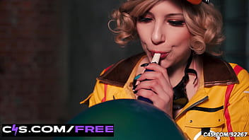 Celestine's balloon domination – endless blue latex struggle